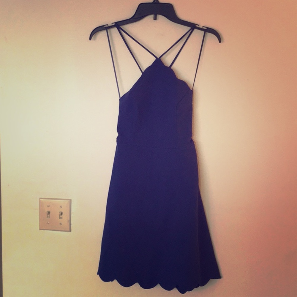 Navy blue dress